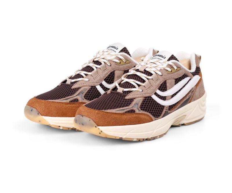 Genesis G-Eco 99 Spotted Sole Cognac Beige Grey Sneaker Unisex braun